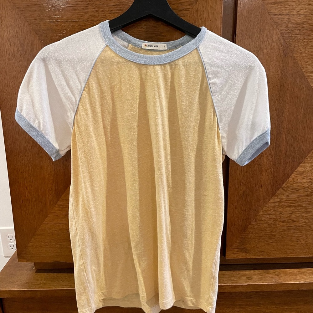 Marine Layer Yellow Tee